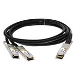 Picture of MSA and TAA Compliant 400GBase-CU QSFP-DD 400G to 2xQSFP56 200G PAM-4 Direct Attach Cable (Passive Twinax, 3m)