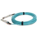 Picture of MSA and TAA Compliant 400GBase-AOC QSFP-DD to QSFP-DD Active Optical Cable (850nm, MMF, 20m)