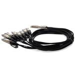 Picture of MSA and TAA Compliant 400GBase-CU QSFP-DD 400G to 8xSFP56 Direct Attach Cable (Passive Twinax, 1m)