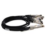 Picture of MSA and TAA Compliant 400GBase-CU QSFP-DD 400G to 8xSFP56 Direct Attach Cable (Passive Twinax, 1m)