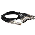 Picture of Arista Networks® Compatible TAA 400GBase-CU QSFP-DD 400G to 8xSFP56 Direct Attach Cable (Passive Twinax, 3m)