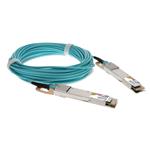 Picture of MSA and TAA Compliant 400GBase-AOC QSFP-DD to QSFP-DD Active Optical Cable (850nm, MMF, 10m)