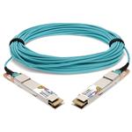 Picture of MSA and TAA 400GBase-AOC QSFP-DD to QSFP-DD Active Optical Cable (850nm, MMF, 15m)