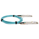Picture of MSA and TAA 400GBase-AOC QSFP-DD to QSFP-DD Active Optical Cable CMIS4.0 (850nm, MMF, 2m)