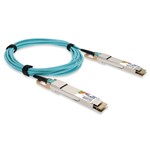 Picture of MSA and TAA 400GBase-AOC QSFP-DD to QSFP-DD Active Optical Cable CMIS4.0 (850nm, MMF, 2m)