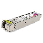 Picture of MikroTik® S-53LC10D Compatible TAA 1000Base-BX SFP Transceiver (SMF, 1550nmTx/1310nmRx, 10km, LC, DOM)