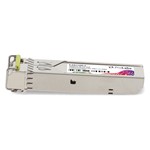 Picture of MikroTik® S-53LC10D Compatible TAA 1000Base-BX SFP Transceiver (SMF, 1550nmTx/1310nmRx, 10km, LC, DOM)