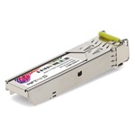 Picture of MikroTik® S-53LC10D Compatible TAA 1000Base-BX SFP Transceiver (SMF, 1550nmTx/1310nmRx, 10km, LC, DOM)