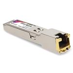 Picture of Brocade® Compatible TAA 10/100/1000Base-TX SFP Transceiver (Copper, RJ-45, 100m, SGMII, LOS, Auto Negotiation, Trap Door and Wire Bail)