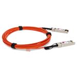 Picture of MSA and TAA Compliant 10GBase-AOC SFP+ to SFP+ Orange Active Optical Cable (850nm, MMF, 3.5m)