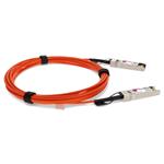 Picture of MSA and TAA Compliant 10GBase-AOC SFP+ to SFP+ Orange Active Optical Cable (850nm, MMF, 4m)