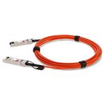 Picture of MSA and TAA Compliant 10GBase-AOC SFP+ to SFP+ Orange Active Optical Cable (850nm, MMF, 7m)
