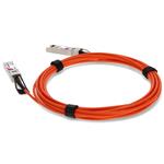 Picture of MSA and TAA Compliant 10GBase-AOC SFP+ to SFP+ Orange Active Optical Cable (850nm, MMF, 8m)