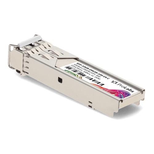 Picture of Extreme Networks® Compatible TAA 10GBase-DWDM SFP+ Transceiver C-Band 100GHz (SMF, 1554.94nm, 100km, LC, DOM)