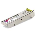 Picture of MSA and TAA 1000Base-BX SFP Transceiver (SMF, 1550nmTx/1490nmRx, 120km, LC, DOM)