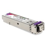 Picture of Zhone® Compatible TAA 1000Base-BX SFP Transceiver (SMF, 1490nmTx/1310nmRx, 20km, LC, DOM)