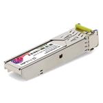 Picture of HP® Compatible TAA 1000Base-BX SFP Transceiver (SMF, 1550nmTx/1310nmRx, 10km, LC, DOM)