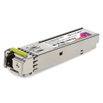 Picture of Net Insight® Compatible TAA 1000Base-BX SFP Transceiver (SMF, 1550nmTx/1310nmRx, 80km, LC, DOM, -40 to 85C)