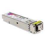 Picture of Net Insight® Compatible TAA 1000Base-BX SFP Transceiver (SMF, 1550nmTx/1310nmRx, 80km, LC, DOM, -40 to 85C)