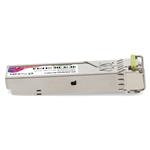 Picture of Moxa® Compatible TAA 1000Base-BX SFP Transceiver (SMF, 1550nmTx/1310nmRx, 80km, LC, DOM, -40 to 85C)