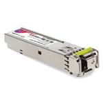 Picture of Moxa® Compatible TAA 1000Base-BX SFP Transceiver (SMF, 1550nmTx/1310nmRx, 80km, LC, DOM, -40 to 85C)