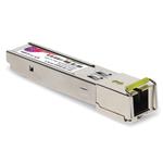 Picture of MSA and TAA 100Base-BX SFP Transceiver (SMF, 1550nmTx/1310nmRx, 10km, SC, DOM)