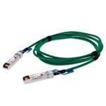 Picture of MSA and TAA 25GBase-CU SFP28 to SFP28 Direct Attach Cable (Passive Twinax, 1m) Green