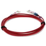 Picture of Cisco® SFP-H10GB-CU5M Compatible TAA Compliant 10GBase-CU SFP+ Red Direct Attach Cable (Twinax DAC, 5m, Passive)