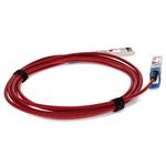 Picture of Cisco® SFP-H10GB-CU5M Compatible TAA Compliant 10GBase-CU SFP+ Red Direct Attach Cable (Twinax DAC, 5m, Passive)
