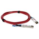 Picture of Cisco® SFP-H10GB-CU5M Compatible TAA Compliant 10GBase-CU SFP+ Red Direct Attach Cable (Twinax DAC, 5m, Passive)