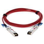 Picture of Cisco® SFP-H10GB-CU5M Compatible TAA Compliant 10GBase-CU SFP+ Red Direct Attach Cable (Twinax DAC, 5m, Passive)