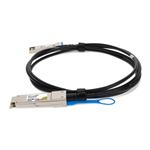 Picture of Solarflare® SOLR-QSFP1SFP-5MP Compatible TAA Compliant 10GBase-CU QSFP+ to SFP+ Direct Attach Cable (Passive Twinax, 5m)