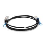 Picture of Solarflare® SOLR-QSFP1SFP-5MP Compatible TAA Compliant 10GBase-CU QSFP+ to SFP+ Direct Attach Cable (Passive Twinax, 5m)