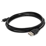 Picture of 6ft USB A 2.0 Male to Micro-USB B 2.0 Male Black Cable