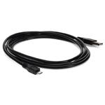 Picture of 6ft USB A 2.0 Male to Micro-USB B 2.0 Male Black Cable