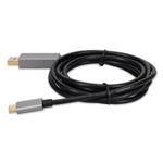 Picture of 6ft USB-C Male to DisplayPort Male Adapter Cable with Aluminum Housing