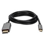 Picture of 6ft USB-C Male to DisplayPort Male Adapter Cable with Aluminum Housing