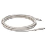 Picture of 2.0m (6.6ft) USB C 3.1 Male to Lightning Male Sync and Charge White Cable