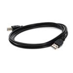 Picture of 6ft USB A 2.0 Male to USB B 2.0 Male Black Cable