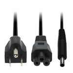 Picture of Dell® X9RG3 Compatible 45W 19.5V at 2.31A Black 7.4 mm x 5.0 mm Laptop Power Adapter and Cable