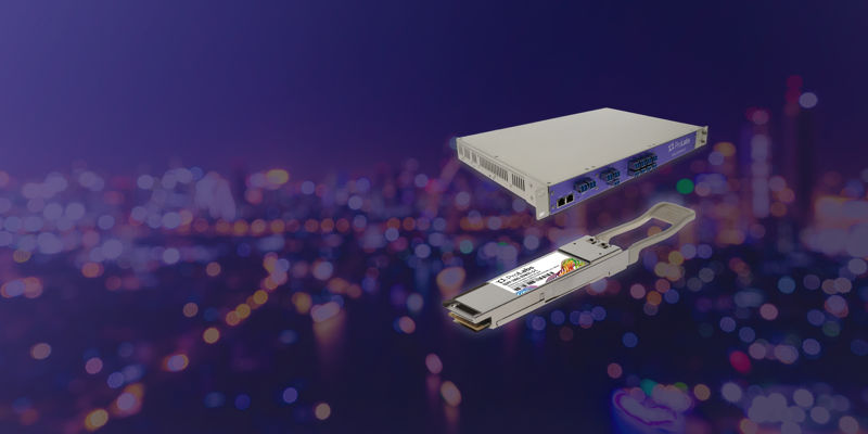 Upgrade 10G DWDM 80km to 100G  with EFDAMUX & QSFP28 PAM4 DWDM transceivers